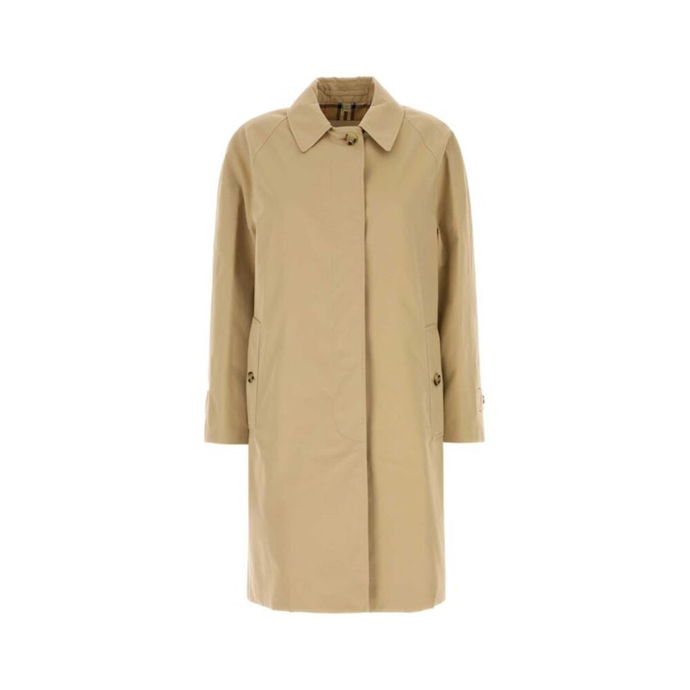 Burberry Women Beige Twill Trench Coat